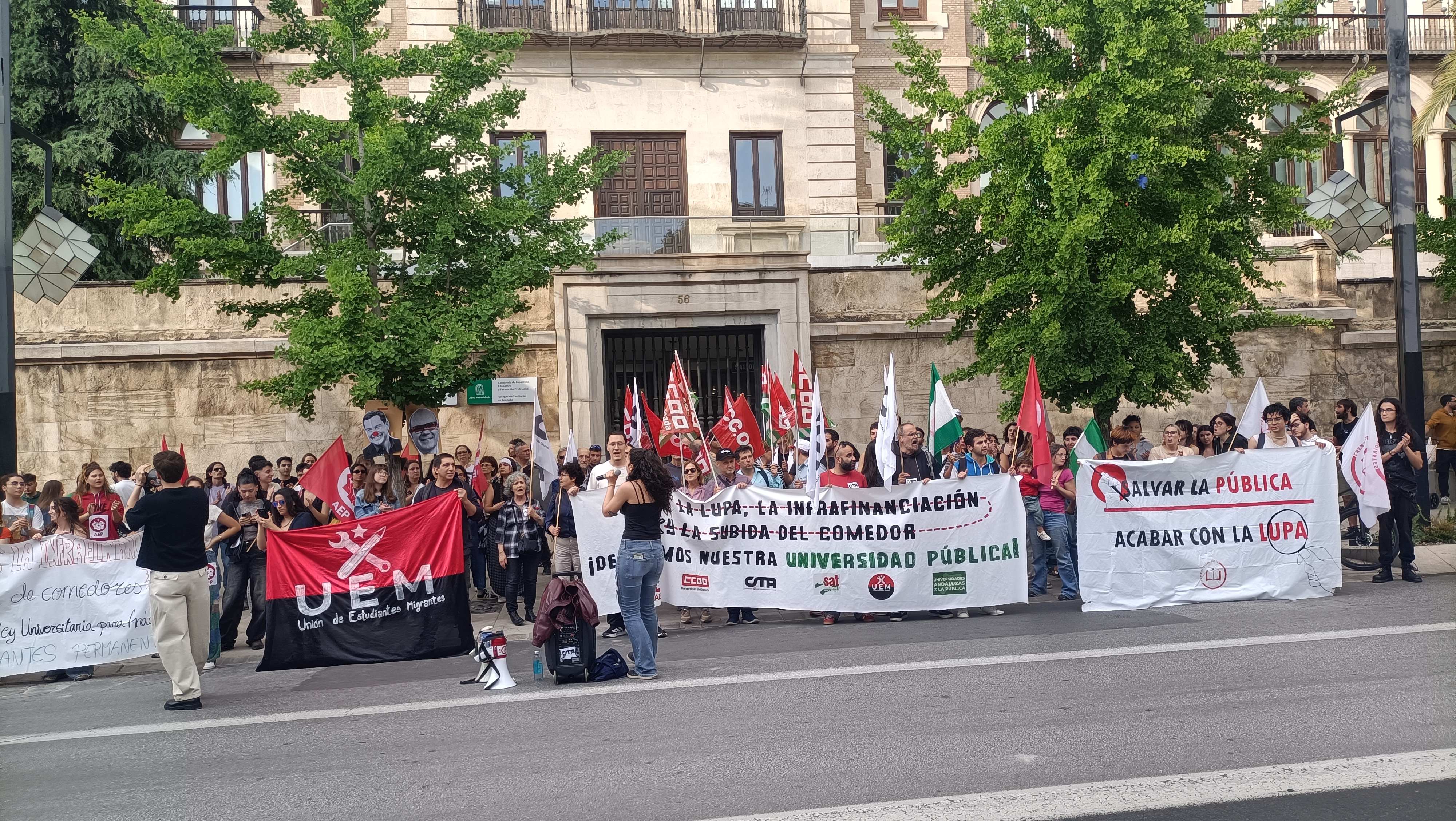 Concentración 29A en Granada