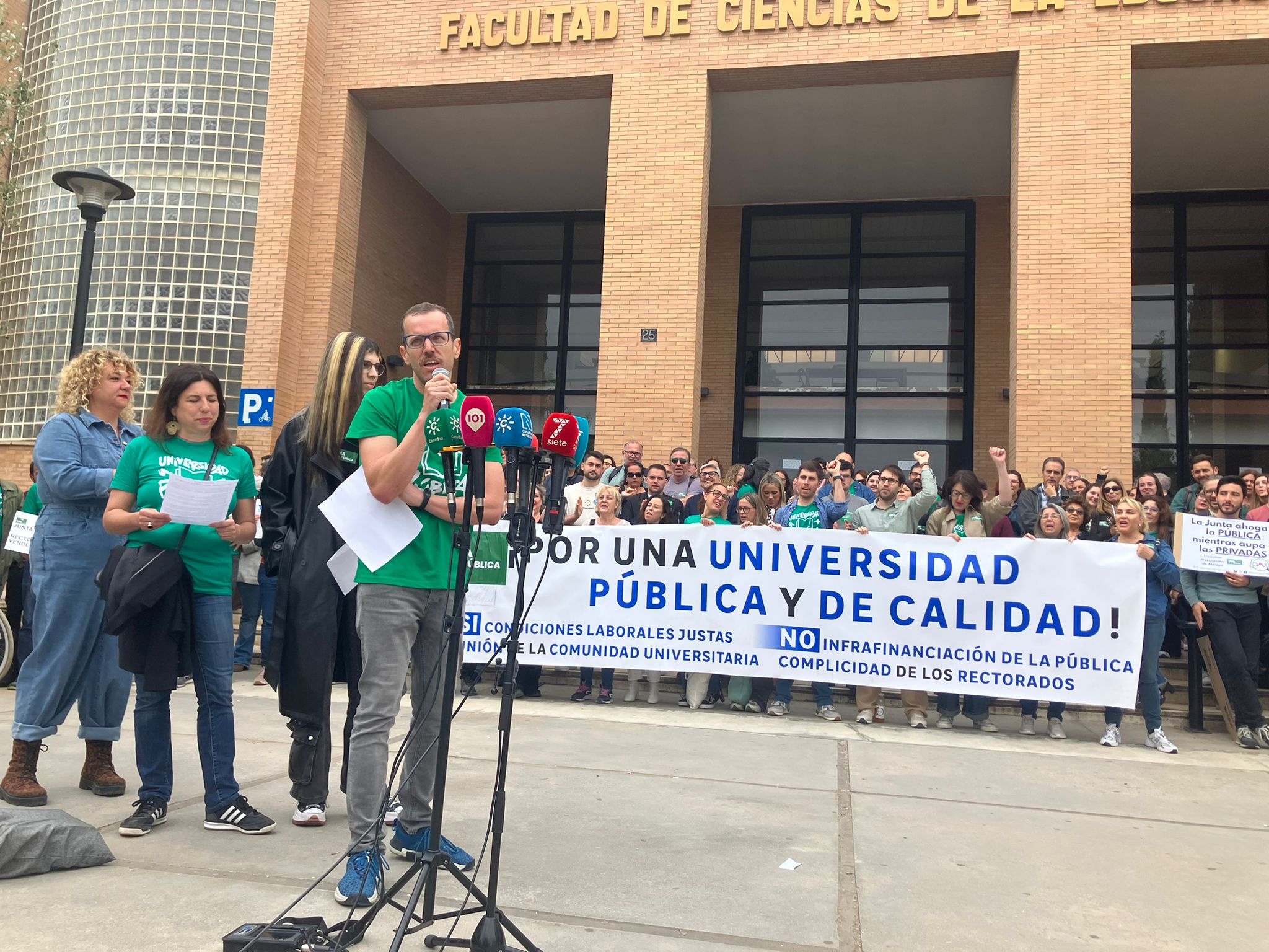 Concentración 29A en Málaga
