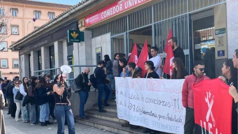 Protestas estudiantiles en Granada